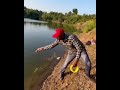 AWESOME fishing|fisherman catching snakehead Fish #shorts