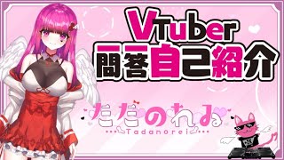 【自己紹介】90秒でわかる!!Vtuber一問一答自己紹介/Vtuber Self Introduction【Vtuber/ただのれゐ】