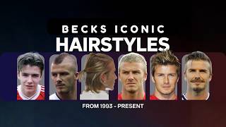 David Beckham’s Hairstyles Through the Years 💇‍♂️ | Iconic Looks of a Football Legend
