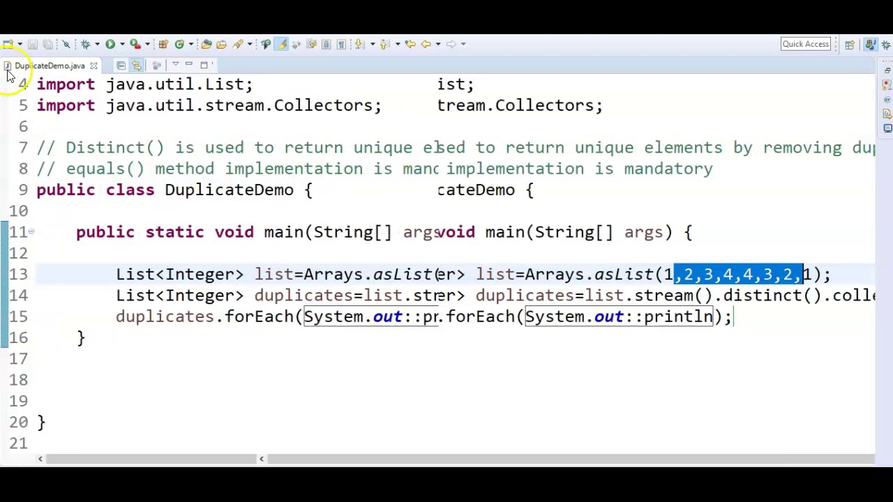 Java 8 Stream Examples