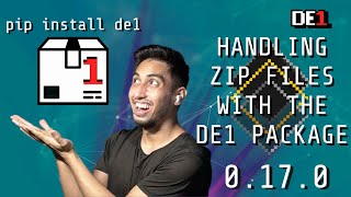 Handling Zip Files in Kedro Using the de1 python package!