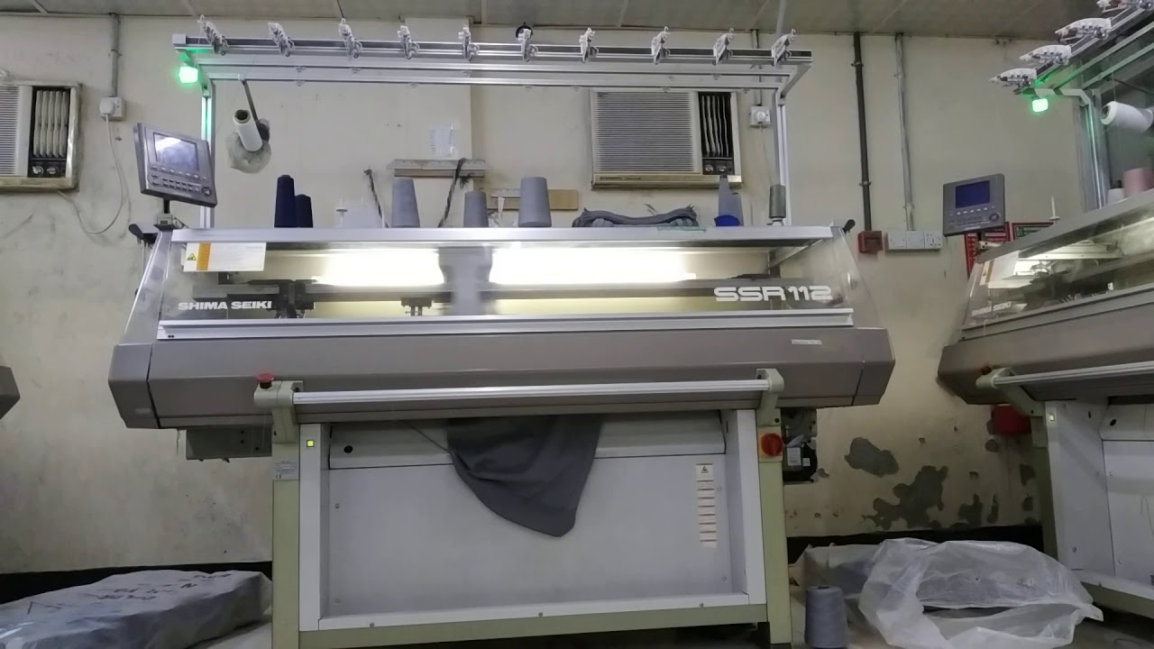 Shima Seiki Knitting Machine, SSR 112_How To Make Winter Clothes ...