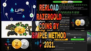 How to reload (RAZER GOLD COINS) very simple method 2021.