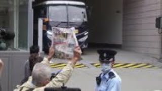 HK activists: Prison vehicles seen leaving court