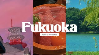 FUKUOKA VLOG 1편 - 첫 후쿠오카 (맛집, 쇼핑, 약간의 언박싱)