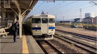 【日豊本線415系】隼人駅入線シーン（2020.12.07）