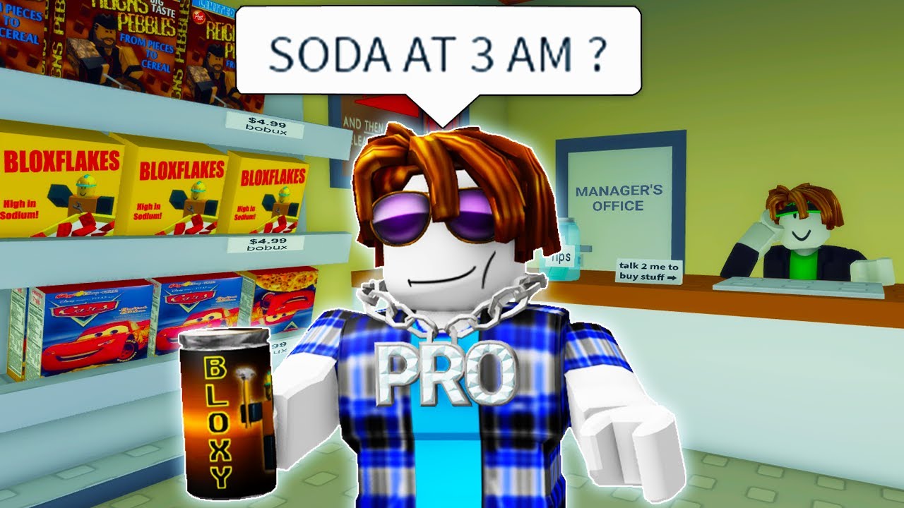 Roblox Get A Drink At 3 Am Youtube