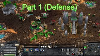 Battle Realms: 1 Wolf vs 7, perseverance in defense, (part 1)