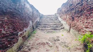 Solo Rider at Ruins of Doric Bungalow beside Mannar - Silavathurai Road