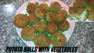 Potato Balls Recipe | Fried Potato Balls | Quick & Easy Snack Recipe | Potato Snack | CHEESE BALL |