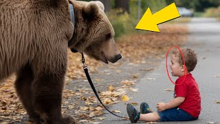 Bear Finds a Crying Abandoned Boy on the Road… What Happens Next Will Leave You Speechless!