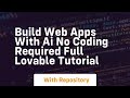 Build web apps with ai no coding required full lovable tutorial