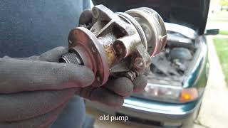 E39 Water pump replacement 1997 BMW 528i