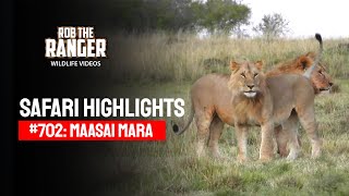 Safari Highlights #702: 06 August 2022 | Maasai Mara/Zebra Plains | Latest #Wildlife Sightings