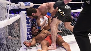 Magomed Idrisov vs Ivan Buchinger hard knockout at M-1 Challenge 73