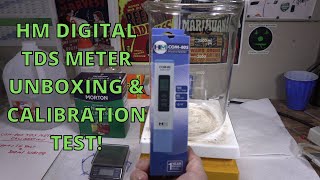 HM Digital TDS meter unboxing \u0026 calibration check!