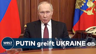 ANGRIFF auf die UKRAINE: RUSSLAND greift von Belarus aus an - Biden verurteilt