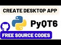 How to Make Desktop App? - Python #PyQT6 Lesson 1