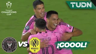 ¡APARECE EL GOLEADOR! Messi ya marcó | Inter Miami 2-0 Nashville | CONCACHAMPIONS 2024 | TUDN