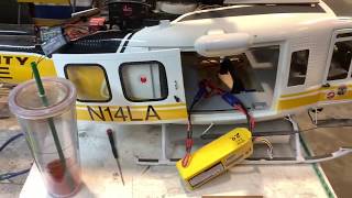 LACoFD RC Bell 412 project onto the Jeti DS-16