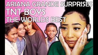 ARIANA GRANDE SURPRISES TNT BOYS - THE WORLDS BEST