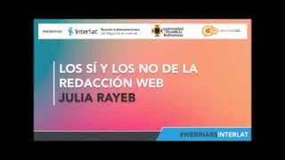 SM - Los Sí y No de la Redacción Web #WebinarsINTERLAT