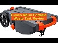 Camco Rhino Portable Waste Tank Review 2022