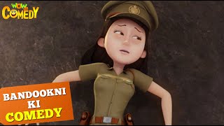 Chacha का Bachpan! | Cartoons for Kids | Bandookni Ki Comedy | Wow Kidz Comedy | #spot