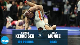Parker Keckeisen vs. Trey Munoz — 184 lbs Semifinal - 2023 NCAA Wrestling Championships