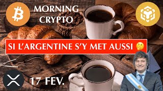 🚨 17 FEV. 2025 ☀️☕️🥐 TRUMP, MELANIA, MILEI 🤪 LE BITCOIN SE DIRIGE VERS LES 92 K$ POUR MIEUX REPARTIR