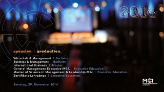 Graduation / Sponsion Management Center Innsbruck 2014 | Part 6