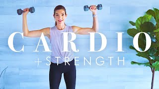 Strength & Cardio Workout for Seniors & Beginners // Low Impact Fat Burning with Weights