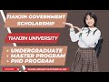 Tianjin Government Scholarship | Tianjin University | Undergraduate, Master, PhD | Study in China