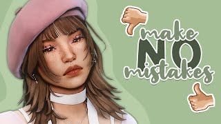 Make No Mistakes Challenge! | Sims 4 Create a Sim