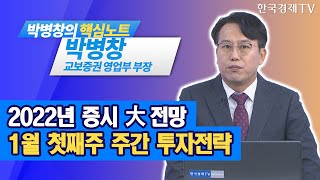 2022년 증시 大 전망, 1월 첫째주 주간 투자전략  / 박병창 교보증권 영업부 부장 / 박병창의 핵심노트 / 한국경제TV