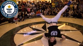 Most consecutive halos (breakdance) - Guinness World Records