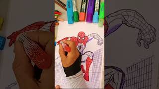 Spider Man Coloring Page Superhero Artistry Galore!