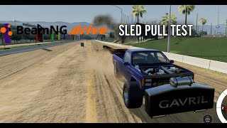 Sled Pull Showdown: Testing Strength in BeamNG.drive!