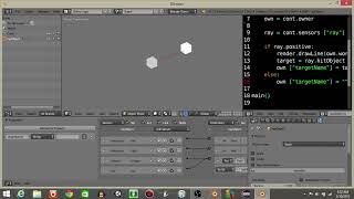 UPBGE - Ray Sensor Determining Object Visibility Python