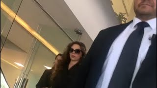 EXCLUSIVA! THALÍA EN EL FUNERAL DE ERNESTINA SODI