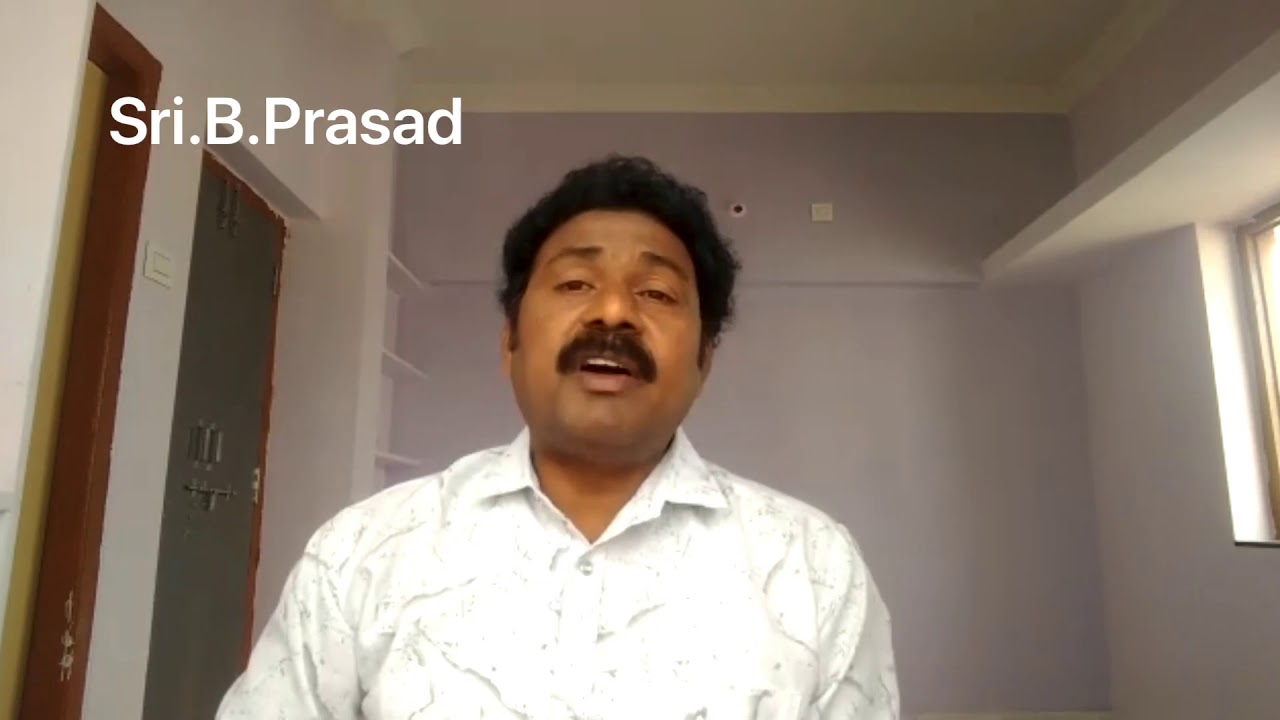 Message By Sri.B.Prasad VBS Teacher - YouTube