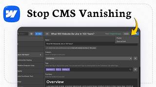 How to Fix Webflow CMS Items Un-Publishing Themselves (2026 Latest Update)
