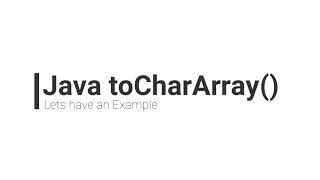 How to use Split, Substring, and toCharArray for Beginners in Java