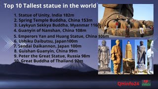 🗽Tallest statue size comparison 🗼 EVOLUTION of WORLD'S TALLEST BUILDING: Size Comparison (1901-2022)
