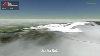 Suchá Belá ∆ hiking trails ∆ 3d-trail.com/slovakia/