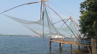 Chinese  Net fishingrang banga kerela fort kochio