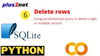 Query to delete records from SQLite database & printing number of records deleted by using rowcount