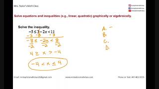 FTCE GK Math Competency 3 Sample Questions