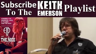 Keith Emerson of Emerson Lake & Palmer interviewed at the CHILLER EXPO