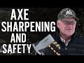 Axe Sharpening and Safety | Outdoor Skills | OSMEtv